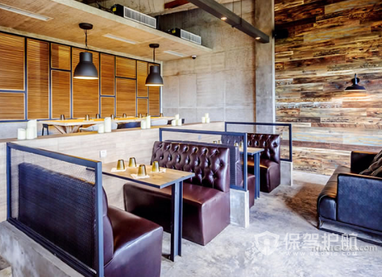 123平米现代loft风格咖啡厅设计效果图