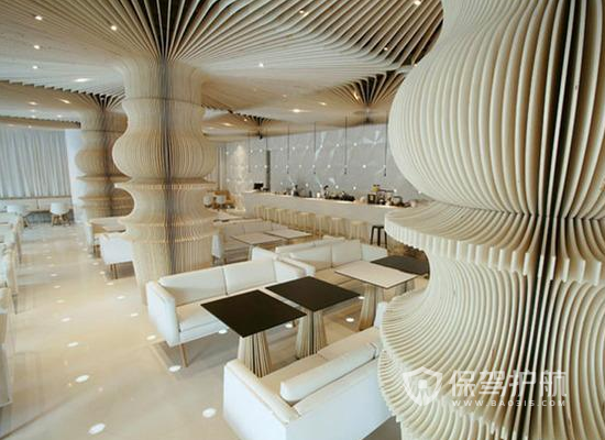 189平米欧式loft风格咖啡厅装修实景图