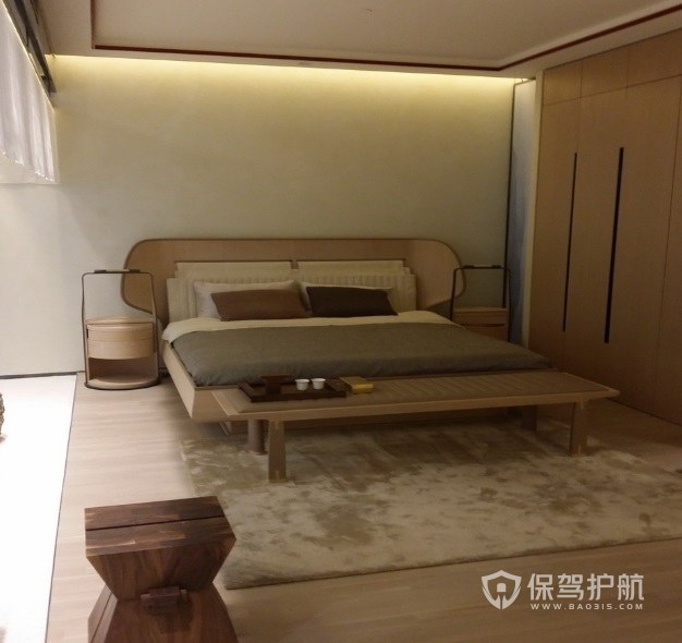 日式复古典雅风卧室榻榻米装修效果图