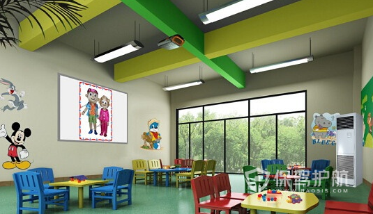 26平米现代风格幼儿园装修效果图