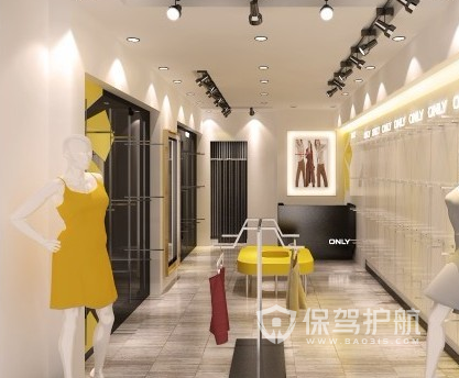 26平米现代风格女装店装修效果图