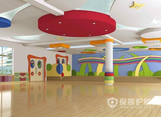 89平米现代风格幼儿园装修效果图
