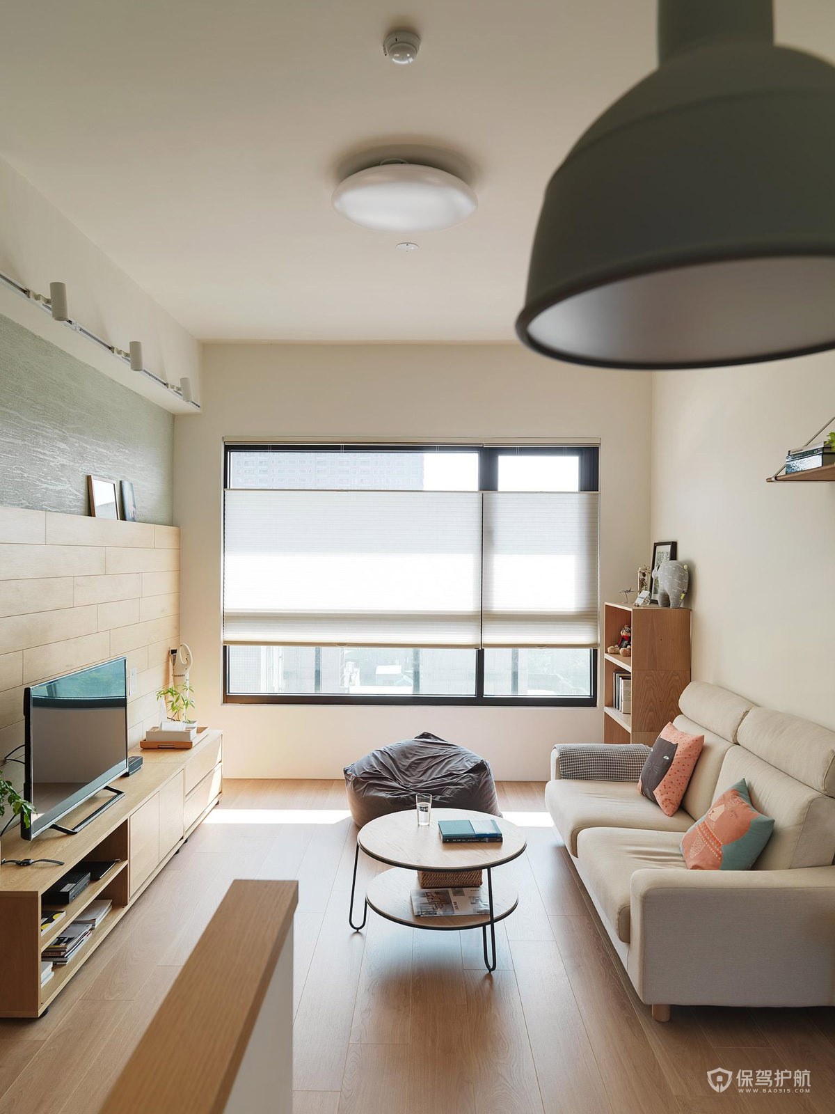 日式简约风公寓客厅装修效果图