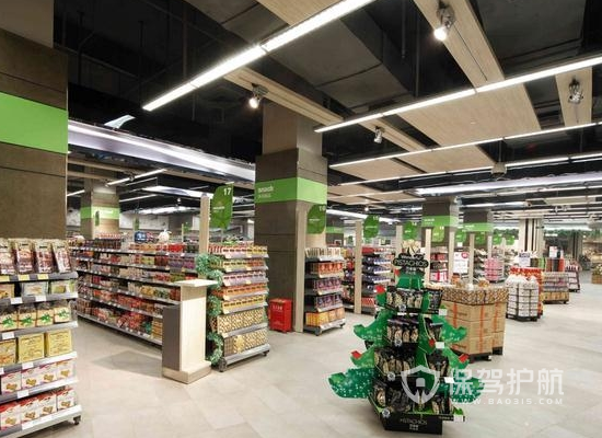 192平米现代风格超市装修实景图