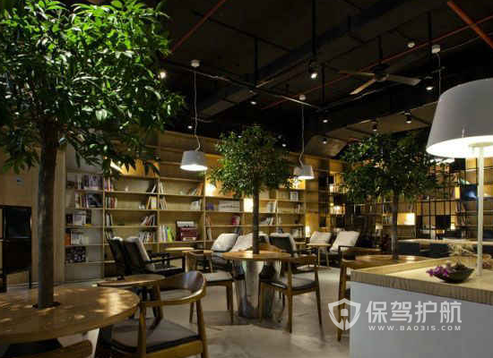 79平米简约风格咖啡馆装修实景图