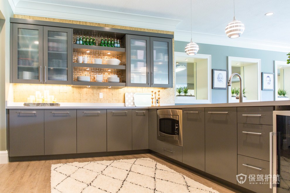 欧式风格四居室厨房橱柜装修效果图