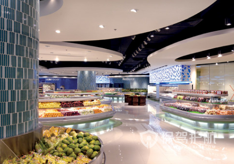 93平米现代风格超市装修效果图