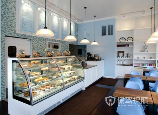 8平米欧式风格面包店装修实景图