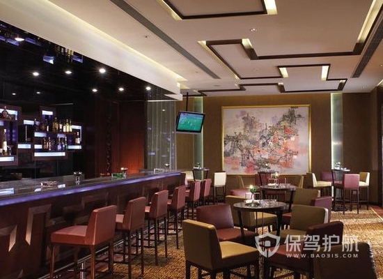 60平米中式风格酒吧装修实景图
