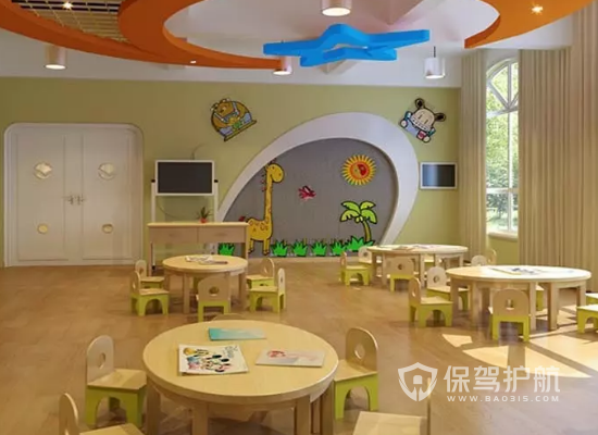 62平米现代风格幼儿园装修实景图