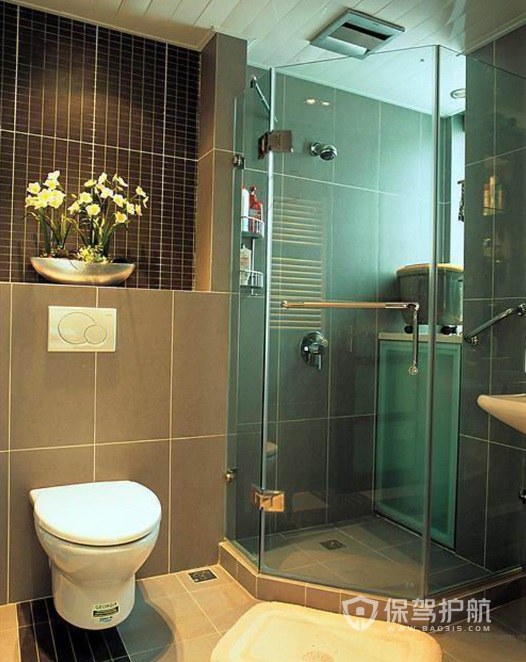 小户型卫生间淋浴房安装效果图