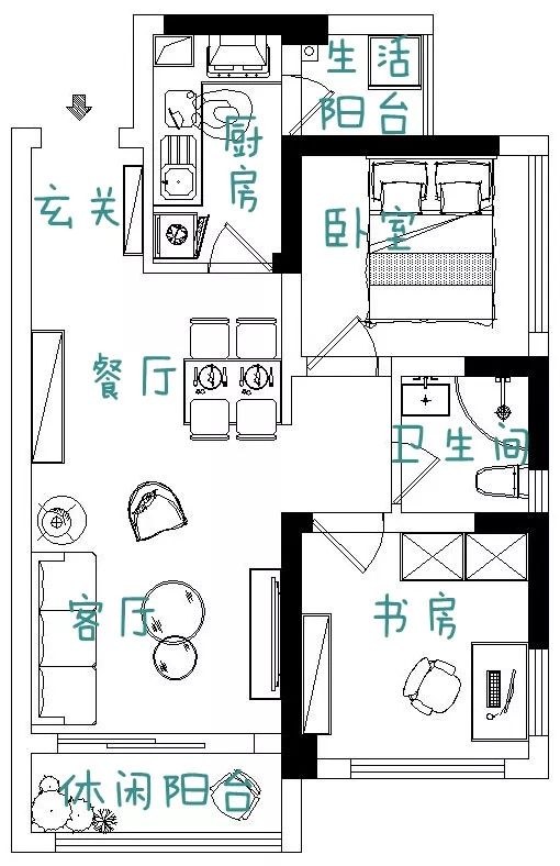 日式小戶型簡(jiǎn)約裝修-保駕護(hù)航裝修網(wǎng)