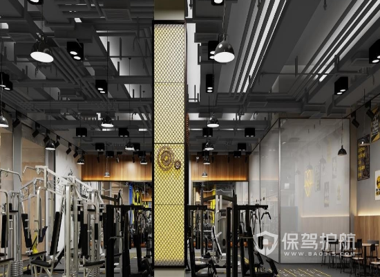 71平米loft风格健身房装修效果图
