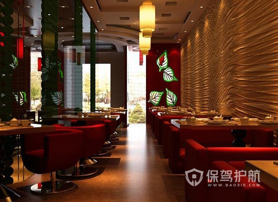 50平米中式风格餐厅装修实景图