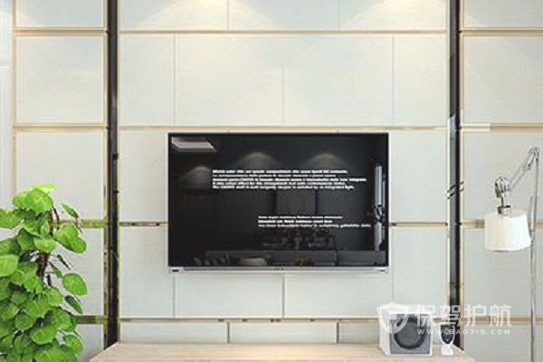 现代电视墙效果图-保驾护航装修网