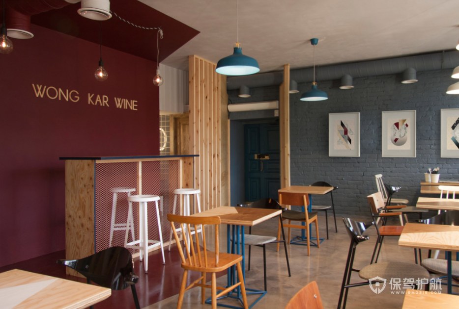 北欧风格咖啡店装修效果图