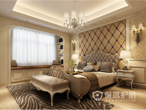 欧式风格装修效果图卧室欣赏诠释浪漫惬意的欧式美