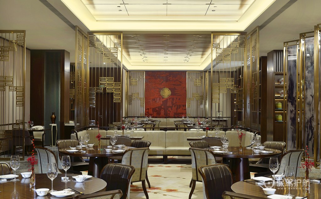 豪华现代风格酒店餐厅装修效果图