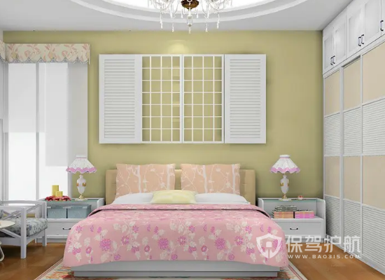 韩式风格两居室卧室装修效果图