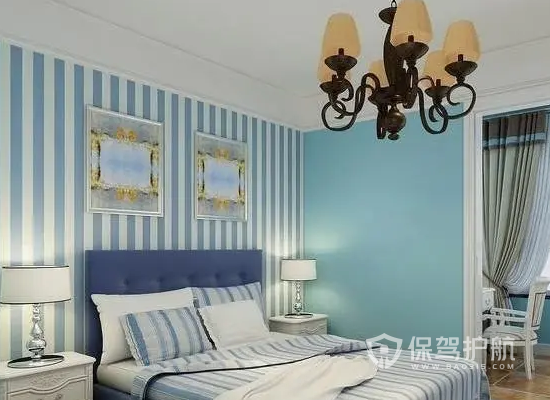 三室一厅地中海风格卧室装修效果图