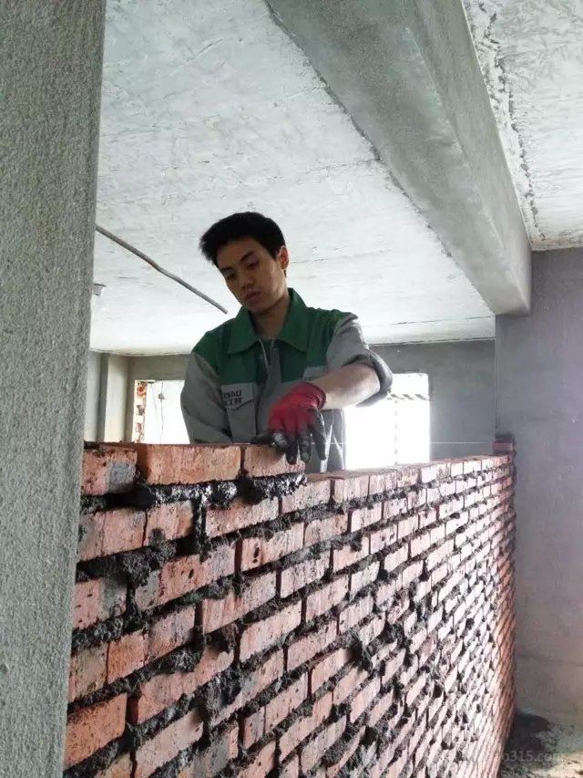 砌墙工艺标准施工