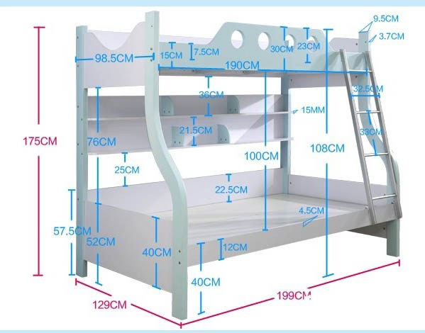 儿童床尺寸是多少 儿童床标准尺寸