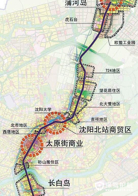 瀋陽地鐵4號線規劃路線圖是什麼