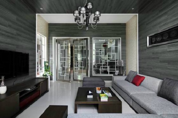 【峰光无限装饰】绿地与湖150中式风格