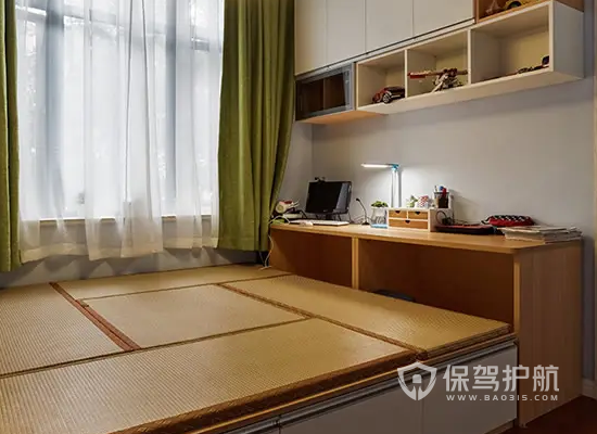 简约日式风格三居室榻榻米装修实景图