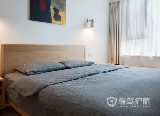 日式风格一室一厅卧室装修实景图