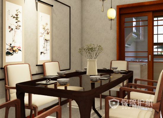 中式风格家居餐厅装修效果图