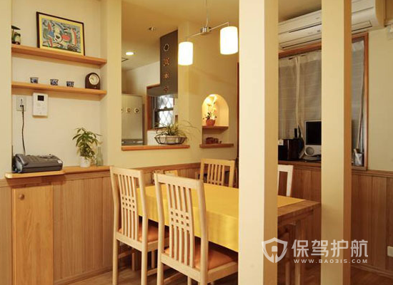 日式简约风格家居餐厅装修效果图