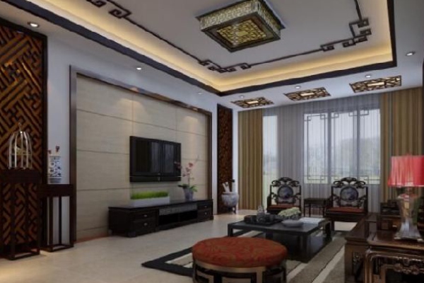 古典中式风格卧室装修实景图